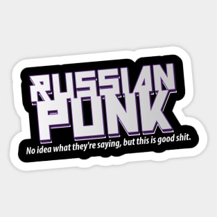 Russian Punk Dealer Sticker